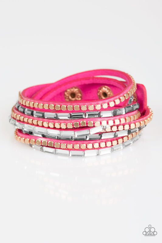 brought✽to✽you✽by✽blingflingbykat✽this-time-with-attitude-pink-bracelet✽paparazzi-accessories