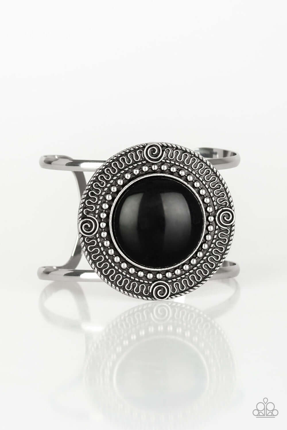brought✽to✽you✽by✽blingflingbykat✽tribal-pop-black-bracelet✽paparazzi-accessories