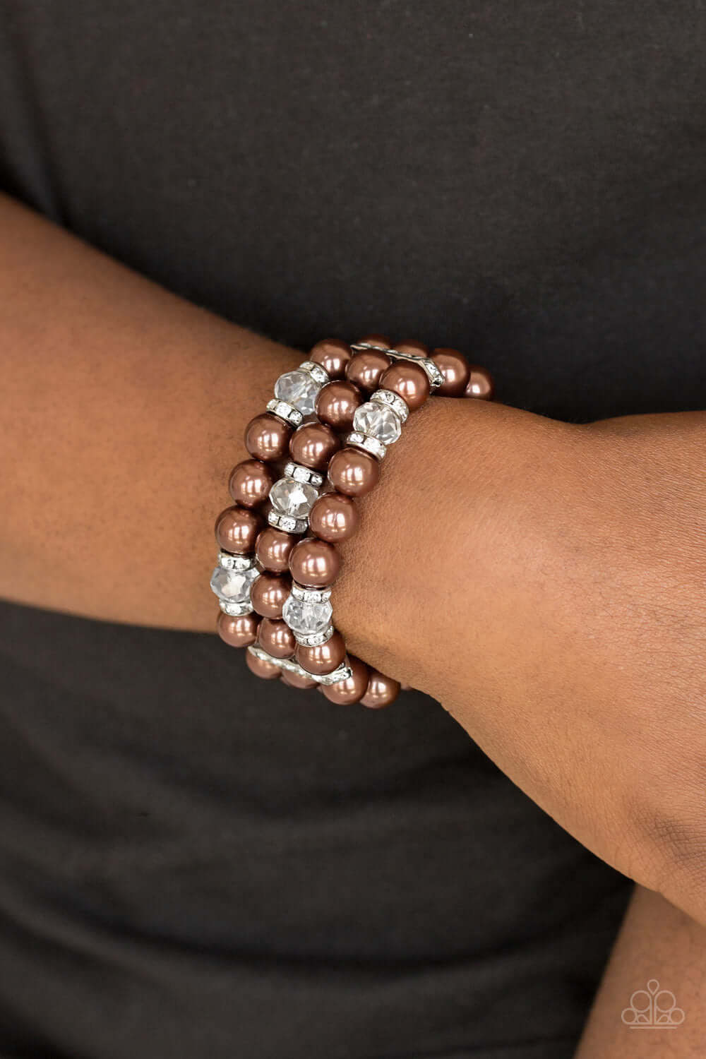 Paparazzi Accessories ✽ Undeniably Dapper - Brown Bracelet✽Flat Rate Ship $4.50✽ - Image #2