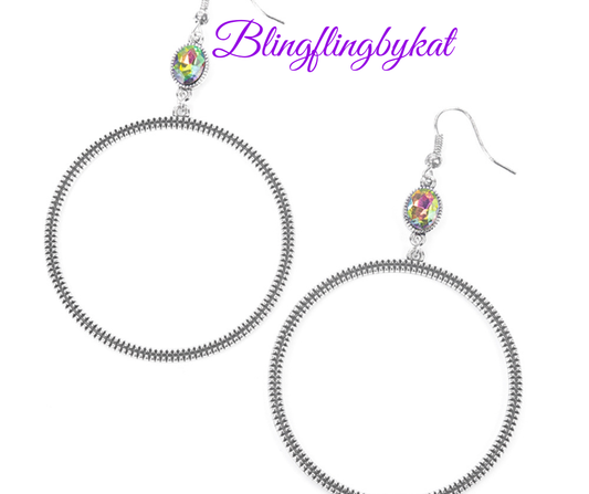 Paparazzi Accessories ✽ Work That Circuit - Multi Earrings✽ Flat Rate Ship $4.50✽ - Image #2