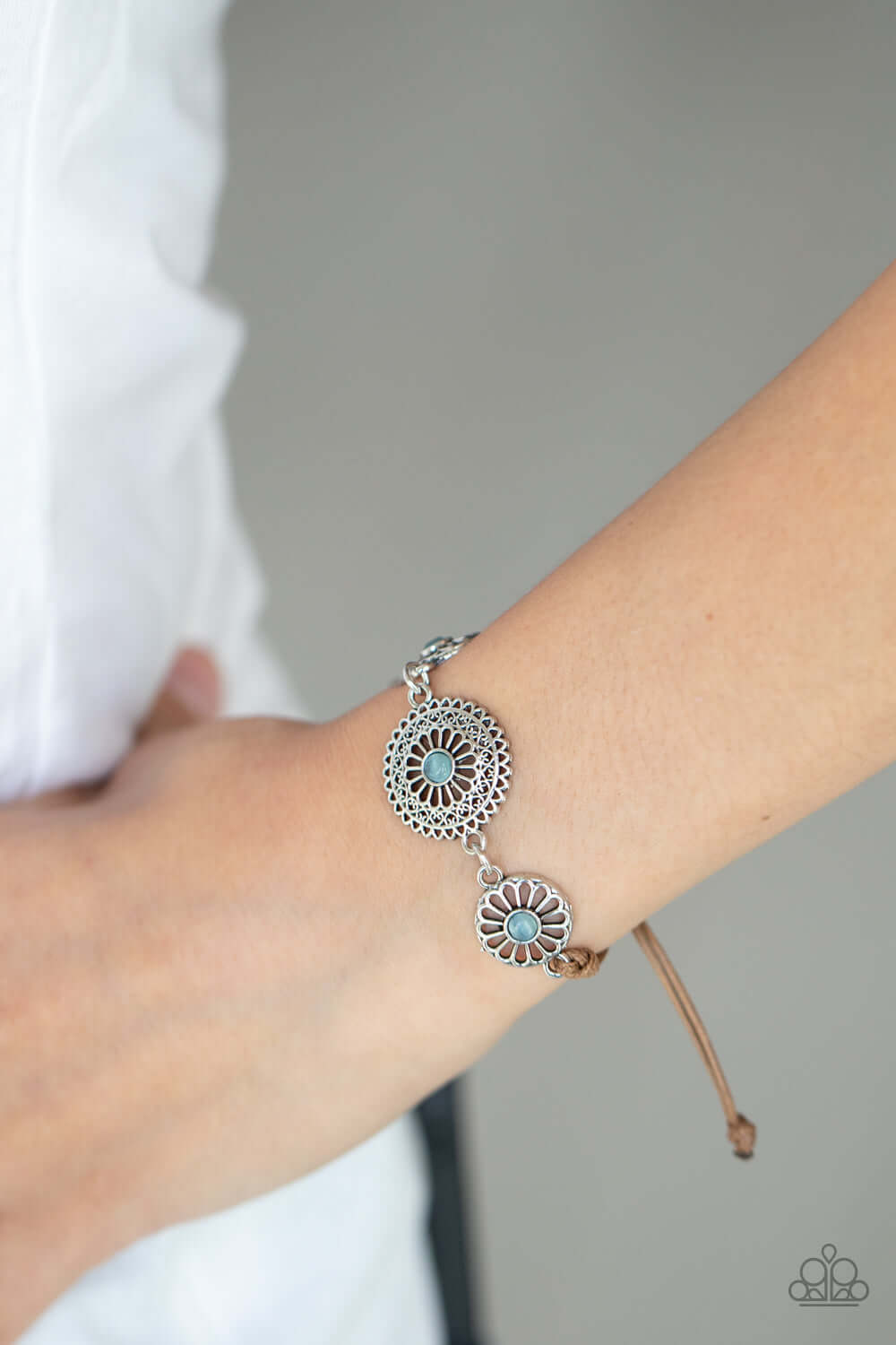 Paparazzi Accessories ❋Bohemian Botany - Blue Bracelet❋ Flat Rate Ship $4.50❋ - Image #2