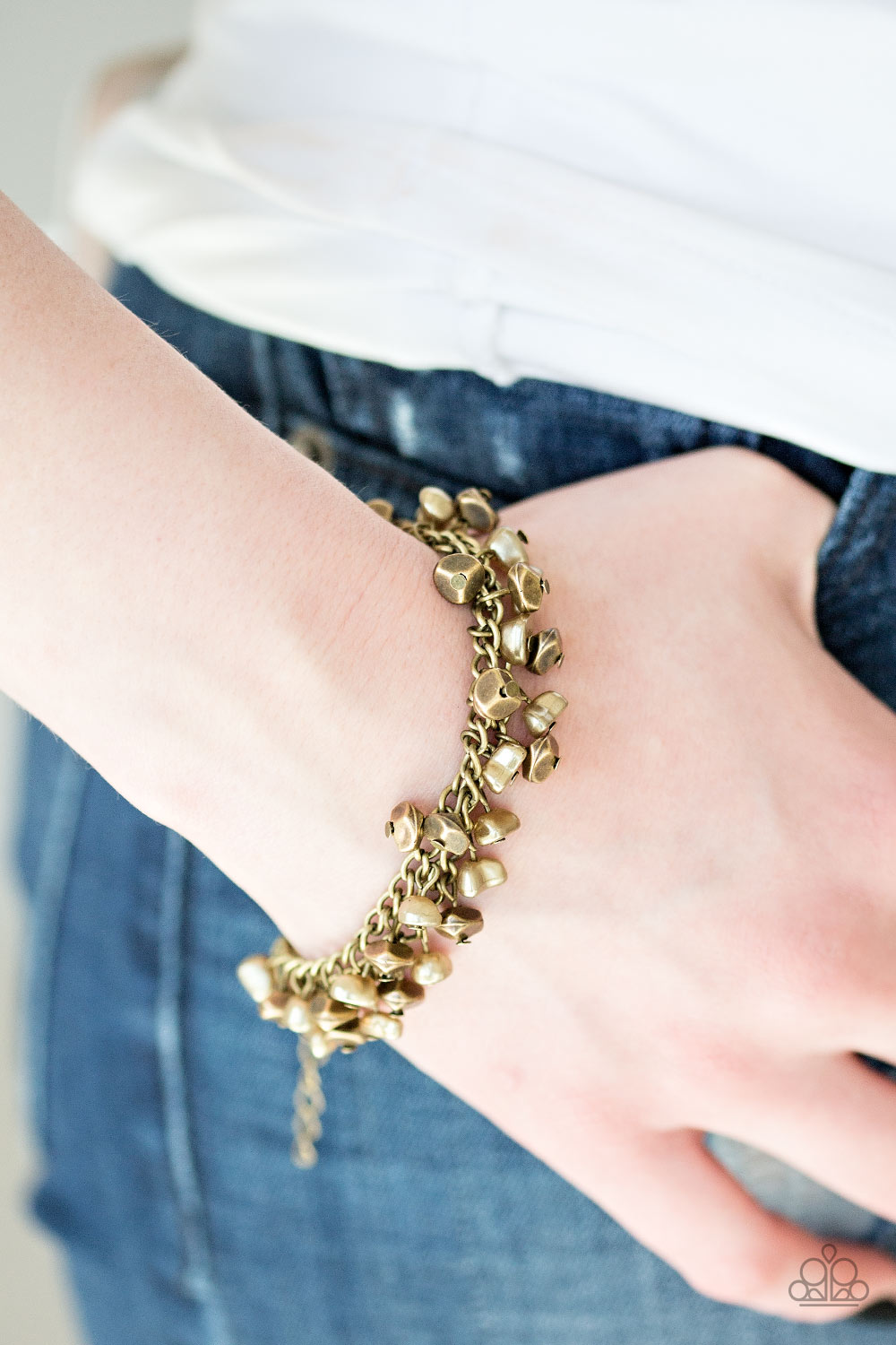 Paparazzi Accessories ✽ Seaside Social - Brass Bracelet✽Flat Rate Ship $4.50✽