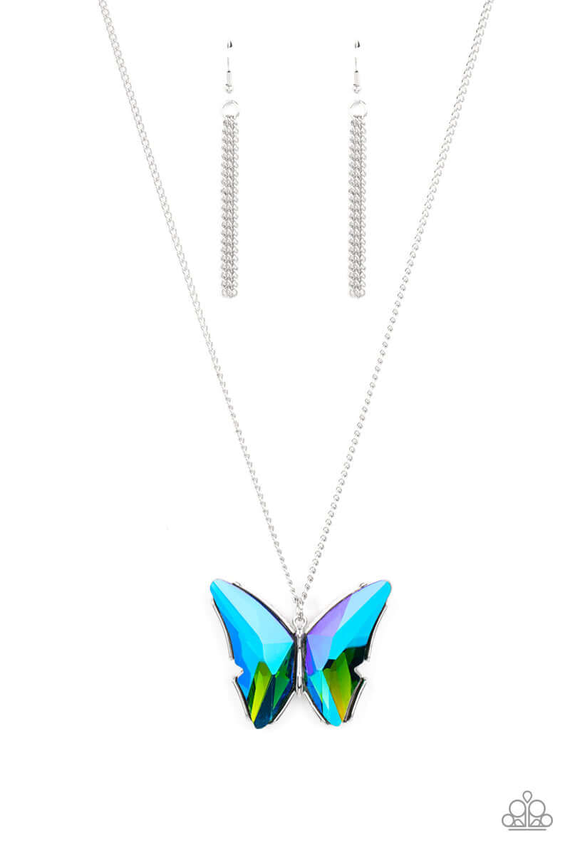 Paparazzi Accessories ❋The Social Butterfly Effect - Blue Necklace❋ Flat Rate Ship $4.50❋ - Image #2