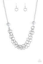 Load image into Gallery viewer, brought-to-you-by-blingflingbykat-daring-diva-silver-necklace-paparazzi-accessories-
