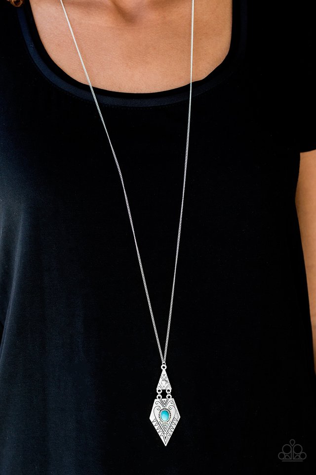 Paparazzi Accessories ✽ Just A Mirage - Blue Necklace ✽ Flat Rate Ship $4.50✽