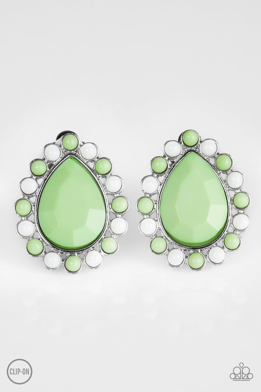 brought✽to✽you✽by✽blingflingbykat✽so-spring-season-green-clip-on✽paparazzi-accessories