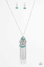 Load image into Gallery viewer, brought✽to✽you✽by✽blingflingbykat✽whimsically-western-blue-necklace✽paparazzi-accessories
