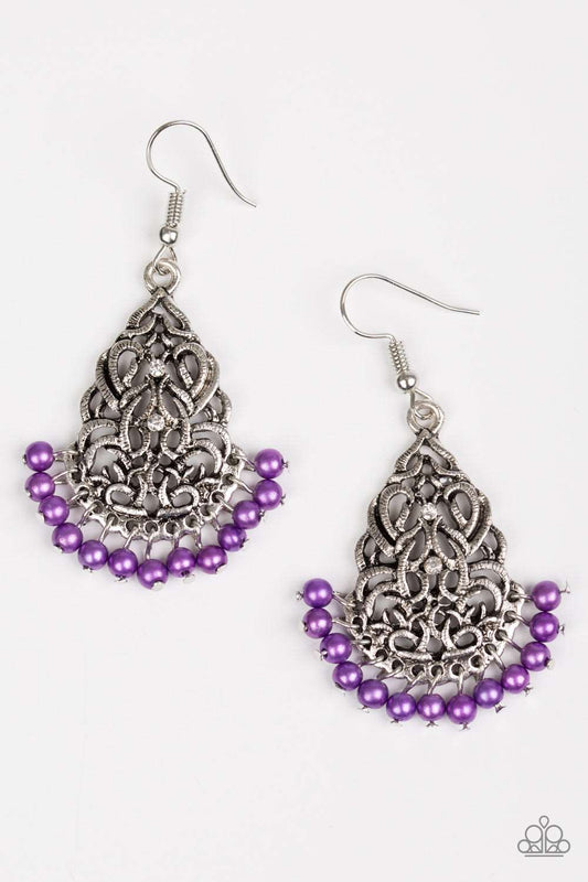 brought✽to✽you✽by✽blingflingbykat✽baroque-the-bank-purple-earrings✽paparazzi-accessories