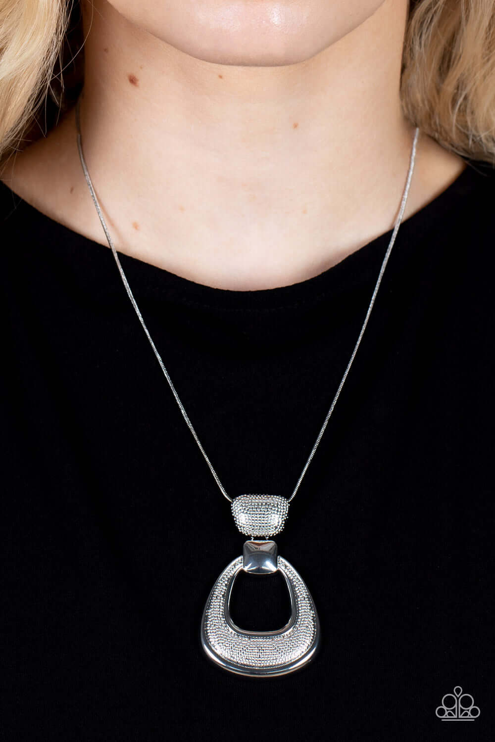 Paparazzi Accessories ❋Park Avenue Attitude - Silver Necklace❋ Flat Rate Ship $4.50❋ - Image #2
