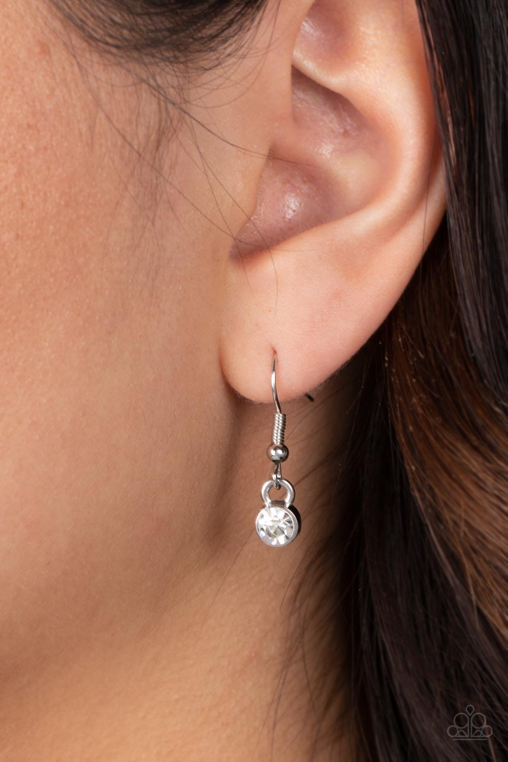 Paparazzi Accessories ❋Dainty Darling - White Necklace❋ Flat Rate Ship $4.50❋ - Image #3