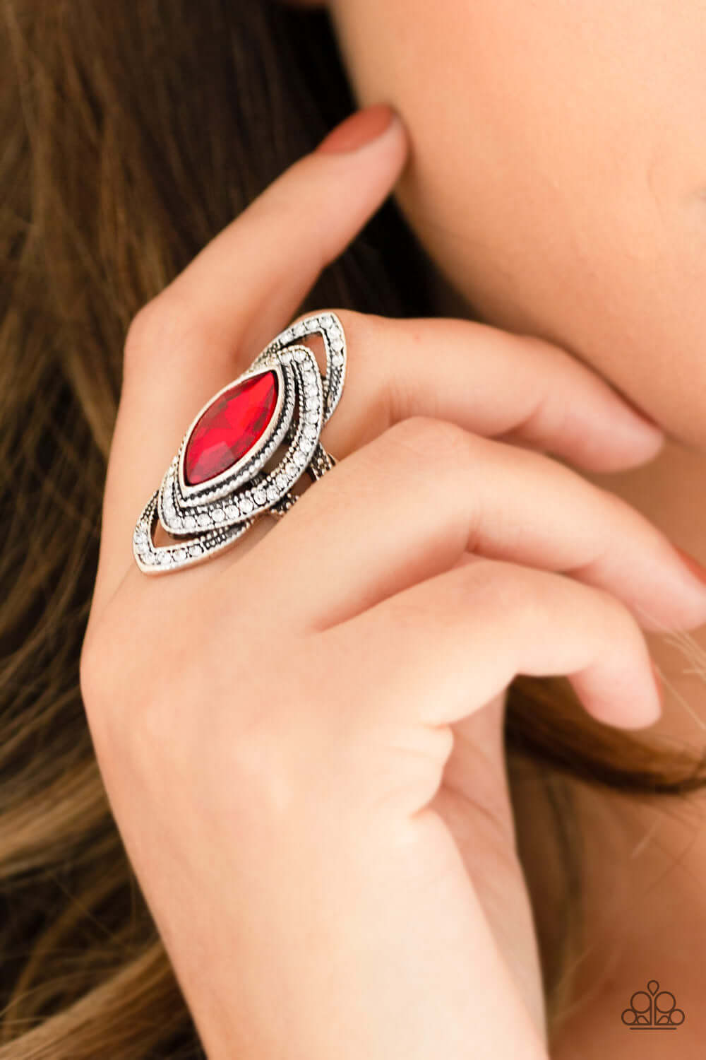 Paparazzi Accessories ✽ Hot Off The EMPRESS - Red Ring✽Flat Rate Ship $4.50✽ - Image #2