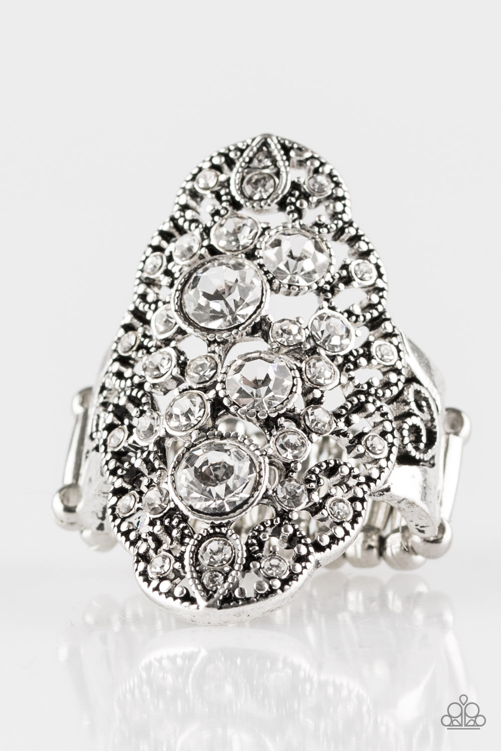 brought✽to✽you✽by✽blingflingbykat✽make-your-own-fairytale-white-ring✽paparazzi-accessories