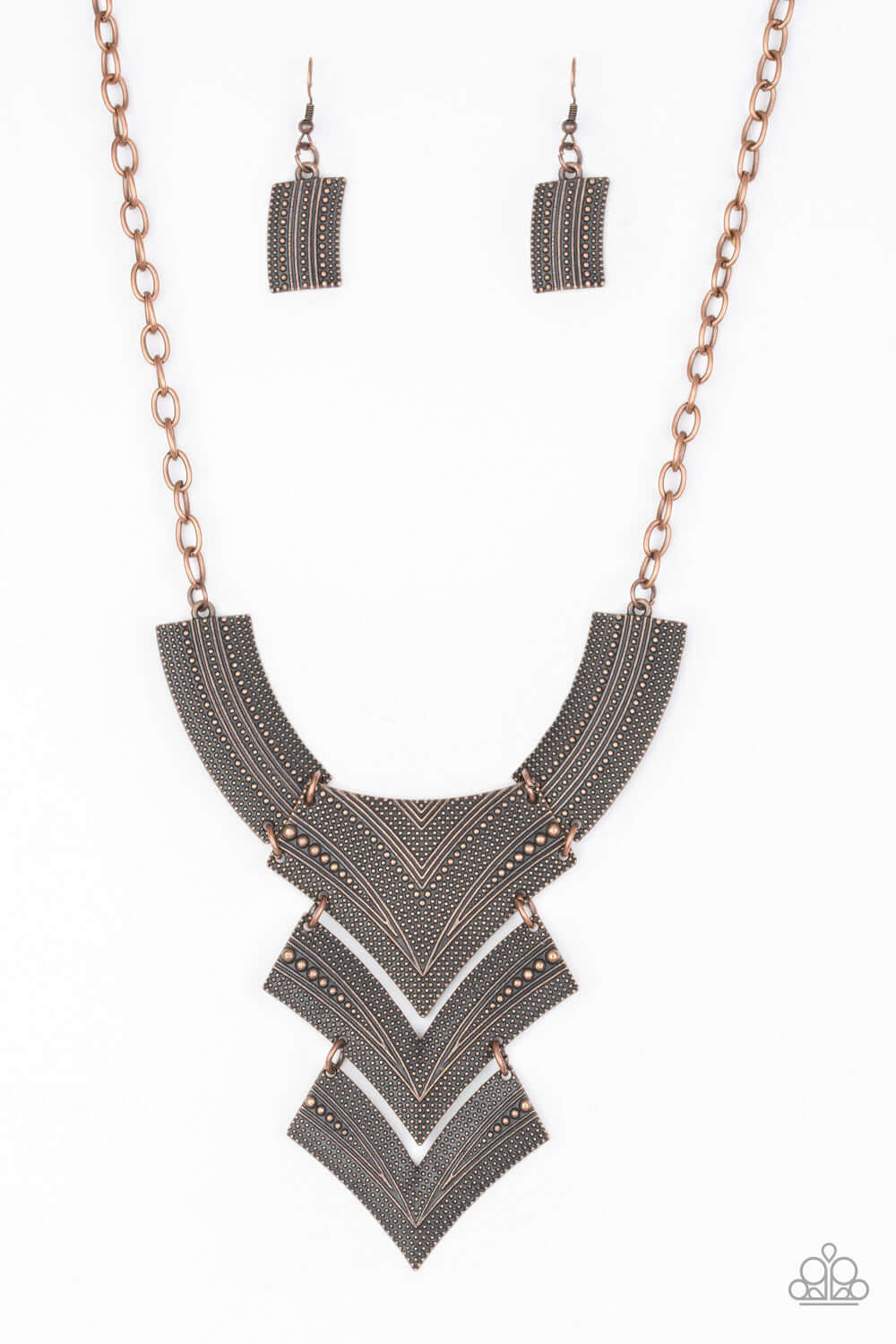 brought✽to✽you✽by✽blingflingbykat✽fiercely-pharaoh-copper-necklace✽paparazzi-accessories