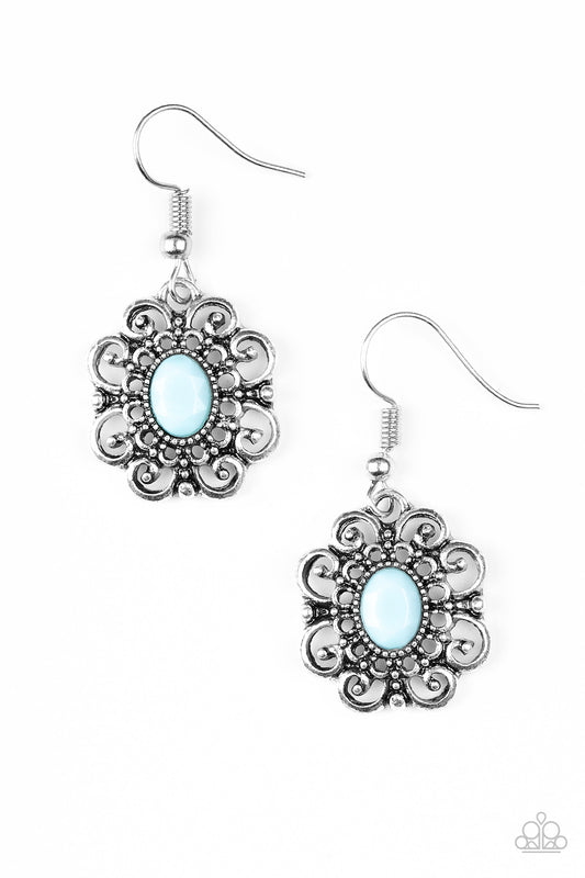 brought✽to✽you✽by✽blingflingbykat✽first-and-foremost-flowers-blue-earrings✽paparazzi-accessories