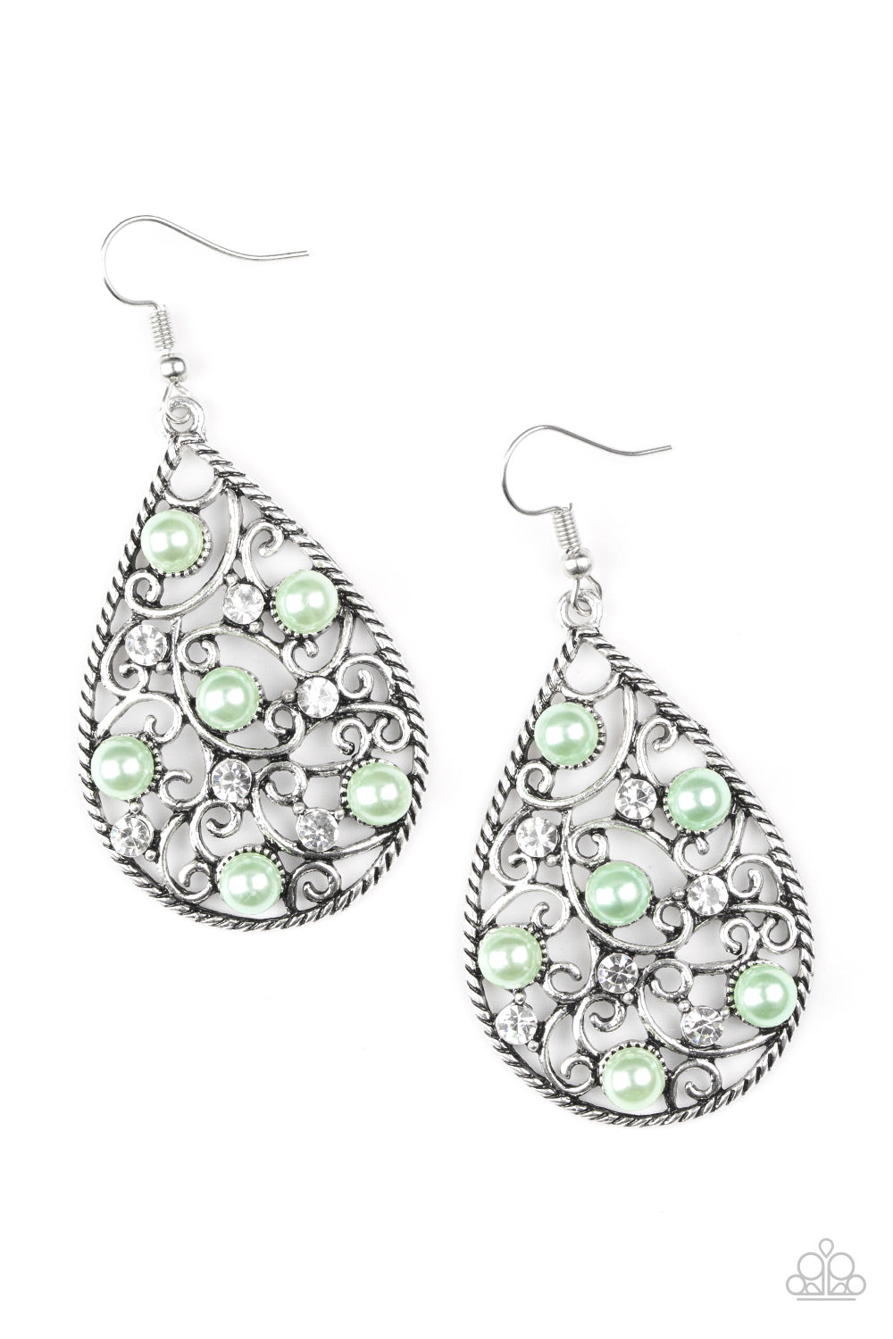 brought✽to✽you✽by✽blingflingbykat✽glowing-vineyards-green-earrings✽paparazzi-accessories