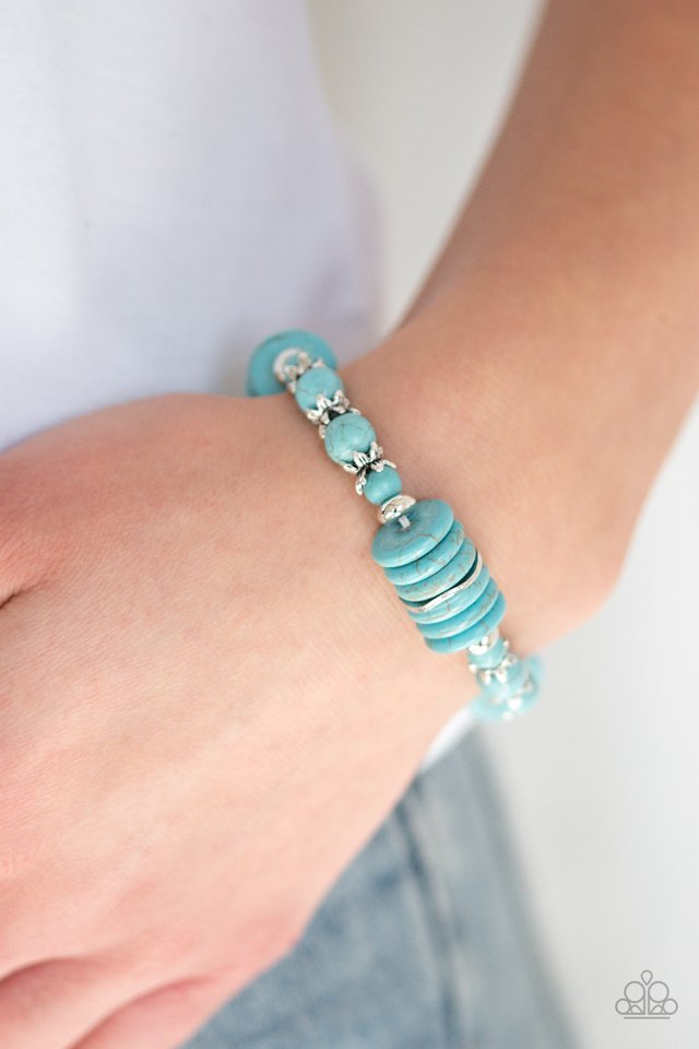 Paparazzi Accessories ❋Sagebrush Serenade - Blue Bracelet❋ Flat Rate Ship $4.50❋