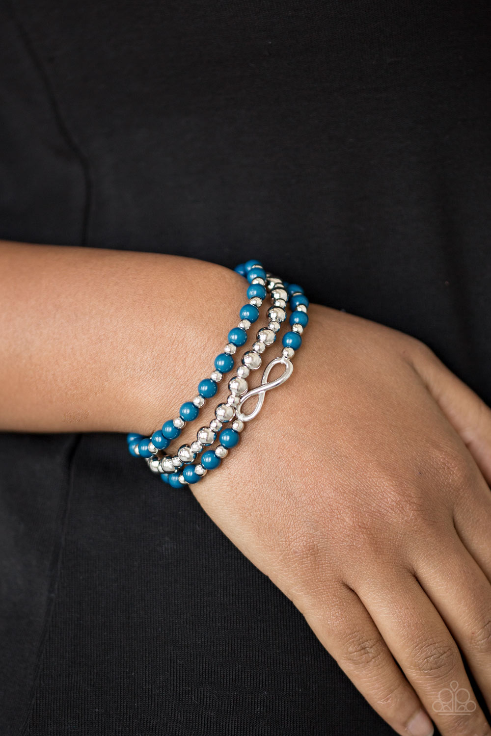 Paparazzi Accessories ✽ Immeasurably Infinite - Blue Bracelet✽Flat Rate Ship $4.50✽