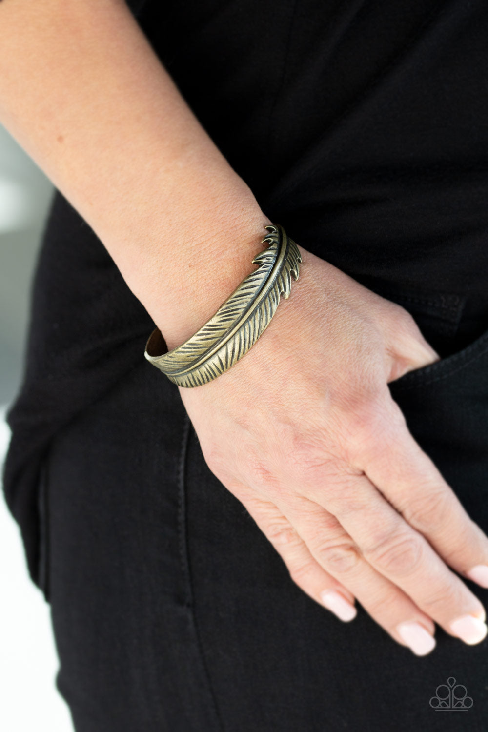 Paparazzi Accessories ✽ Tran-QUILL-ity - Brass Bracelet✽Flat Rate Ship $4.50✽