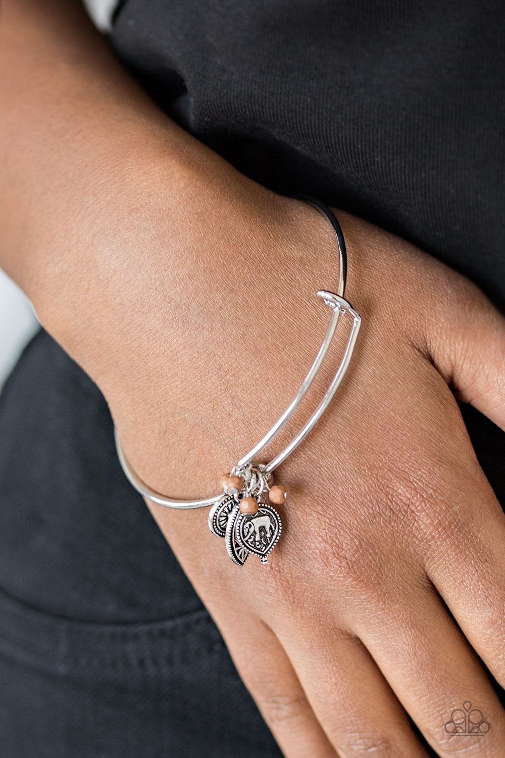 Paparazzi Accessories ✽ The Elephant In The Room - Brown Bracelet✽Flat Rate Ship $4.50✽