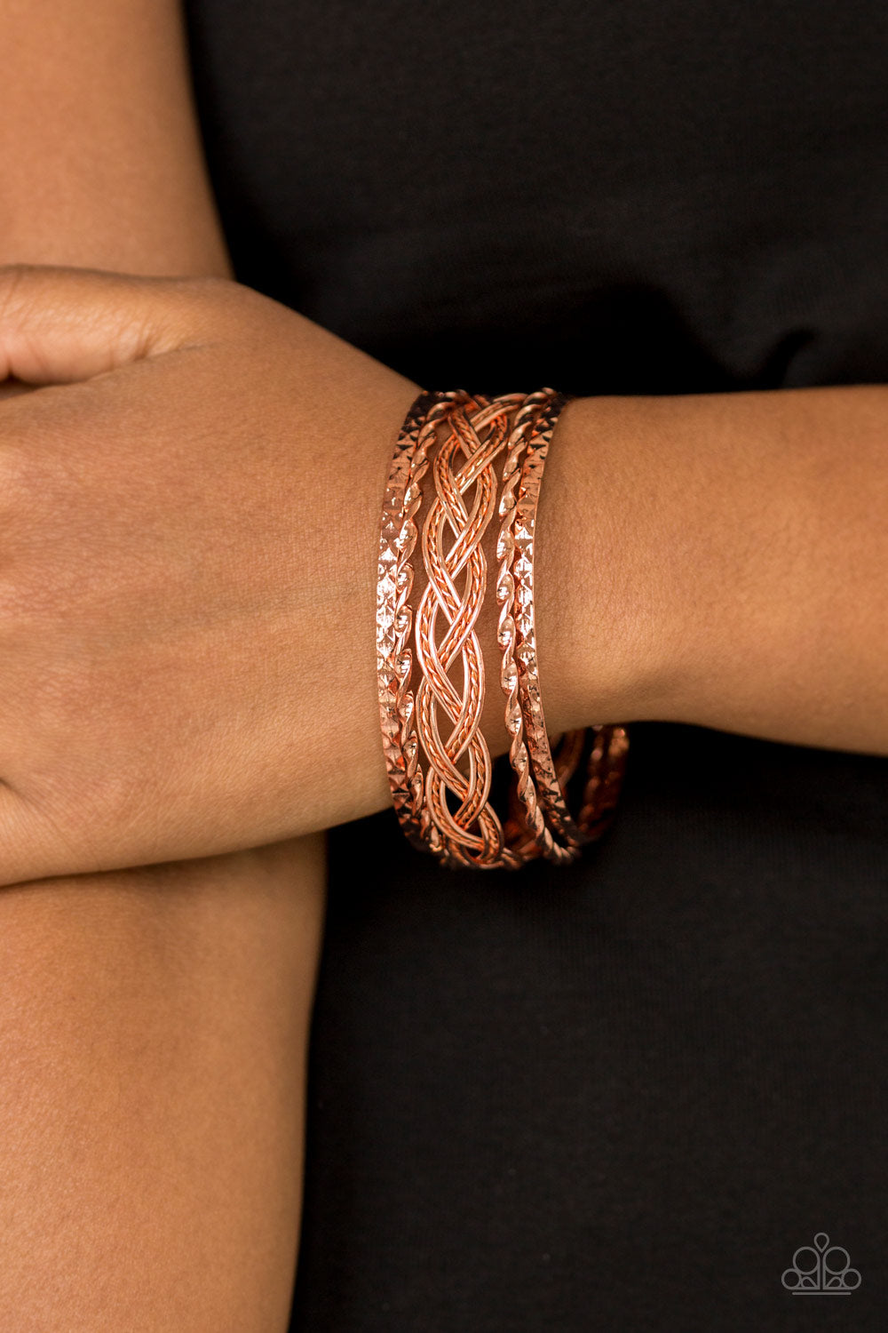 Paparazzi Accessories ✽ Straight Street - Copper Bracelet✽Flat Rate Ship $4.50✽