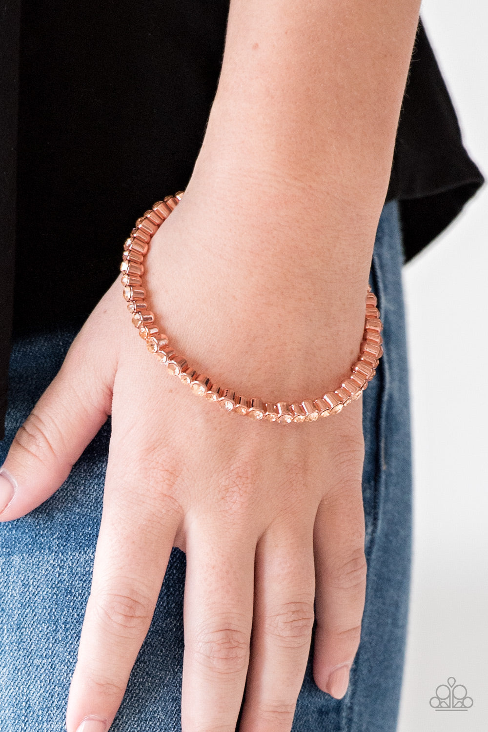 Paparazzi Accessories ✽ Seven Figure Fabulous - Copper Bracelet✽Flat Rate Ship $4.50✽