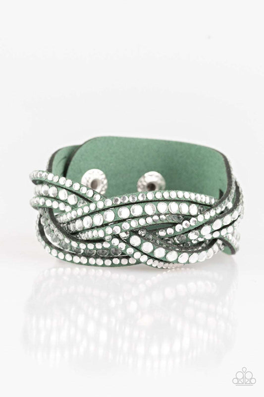 brought✽to✽you✽by✽blingflingbykat✽bring-on-the-bling-green-bracelet✽paparazzi-accessories