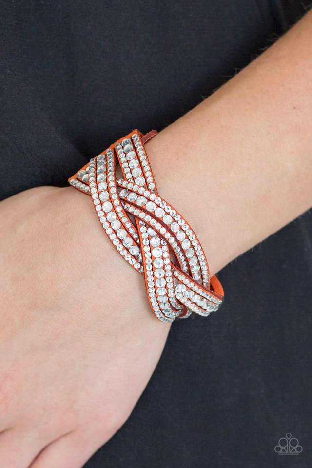 Paparazzi Accessories ❋Bring On The Bling - Orange Bracelet❋ Flat Rate Ship $4.50❋