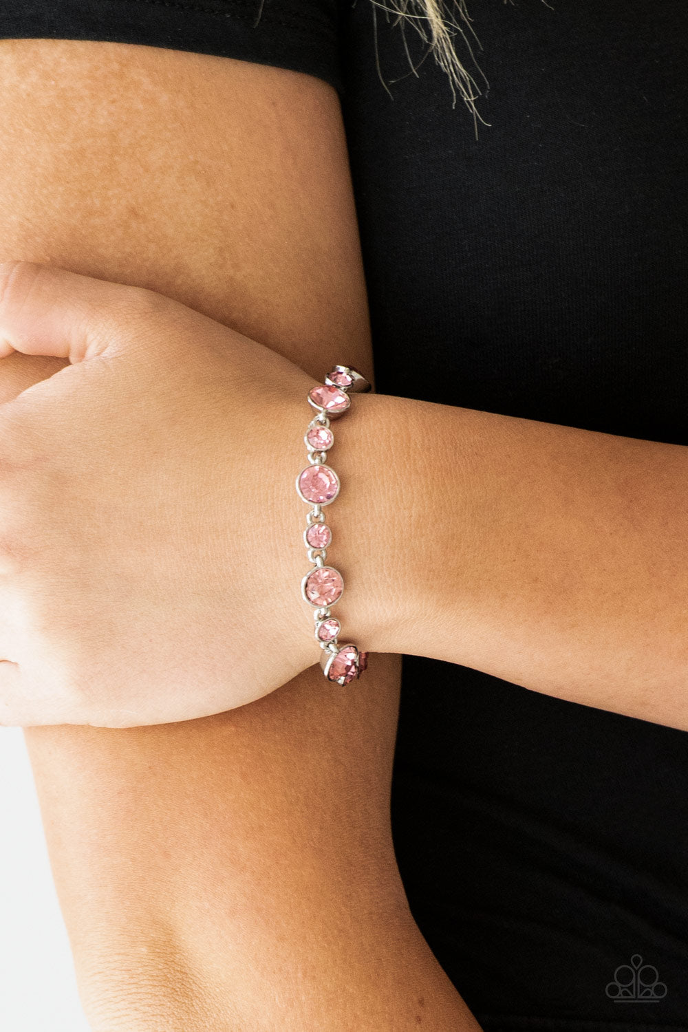 Paparazzi Accessories ✽ Starstruck Sparkle - Pink Bracelet✽Flat Rate Ship $4.50✽