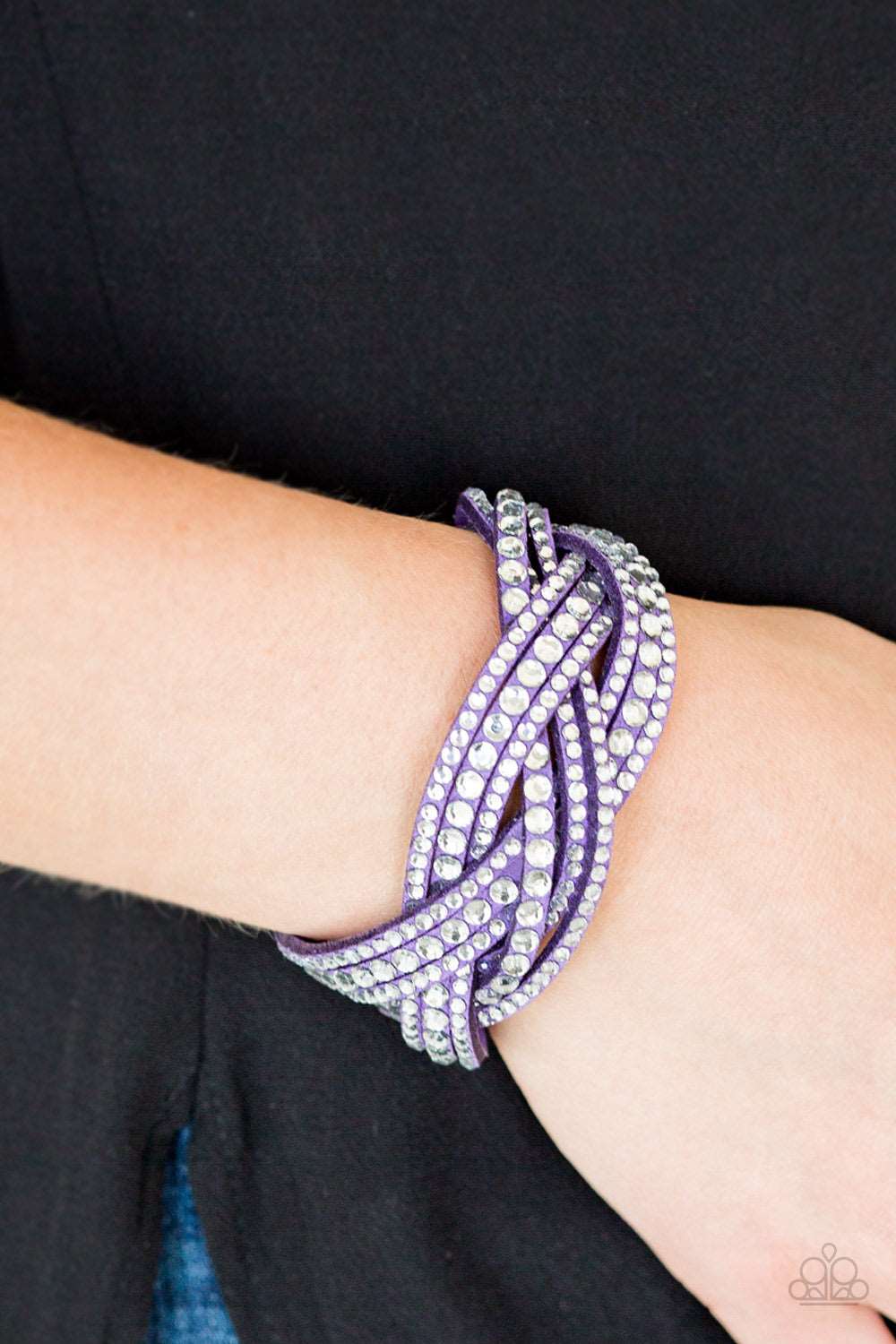 Paparazzi Accessories ✽ Bring On The Bling - Purple Bracelet✽Flat Rate Ship $4.50✽