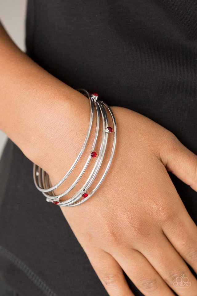 Paparazzi Accessories ❋Delicate Decadence - Red Bracelet❋ Flat Rate Ship $4.50❋