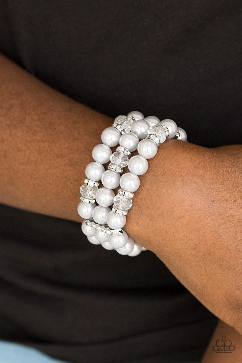 Paparazzi Accessories ✽ Undeniably Dapper - Silver Bracelet✽Flat Rate Ship $4.50✽
