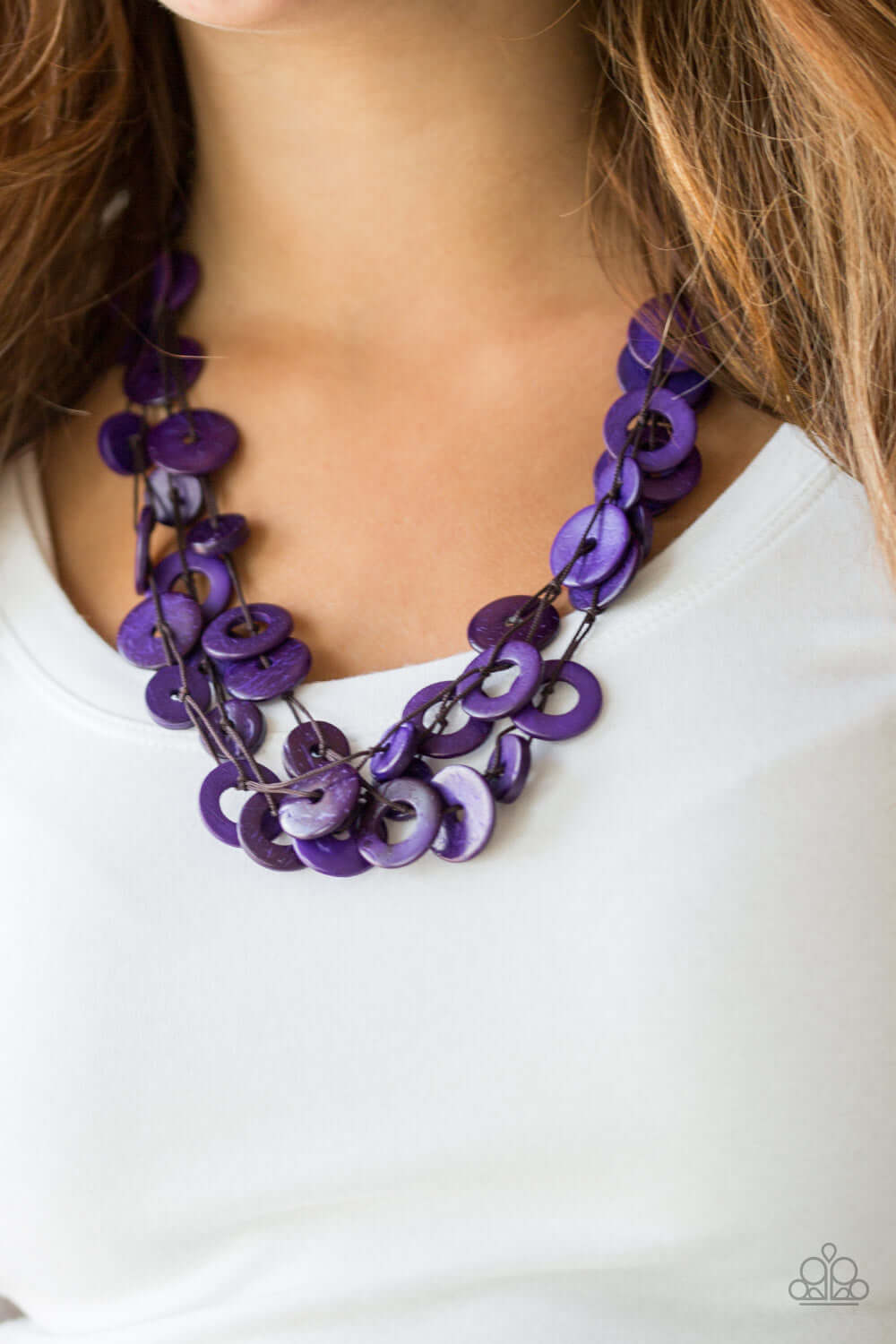 Paparazzi Accessories ✽ Wonderfully Walla Walla - Purple Necklace✽Flat Rate Ship $4.50✽ - Image #2