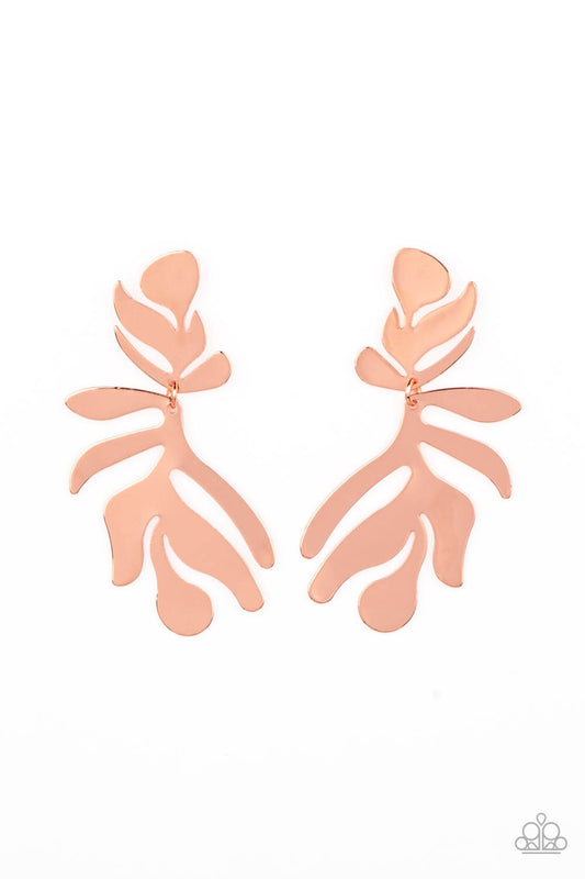 brought-to-you-by-blingflingbykat-palm-picnic-copper-post earrings-paparazzi-accessories-