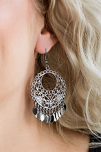 Load image into Gallery viewer, Paparazzi Accessories ✽ Far Off Horizons - Black Earrings✽Flat Rate Ship $4.50✽
