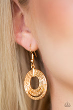 Load image into Gallery viewer, Paparazzi Accessories ✽ Open Plains - Gold Earrings✽Flat Rate Ship $4.50✽

