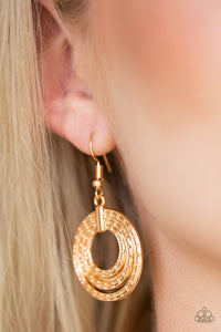 Paparazzi Accessories ✽ Open Plains - Gold Earrings✽Flat Rate Ship $4.50✽