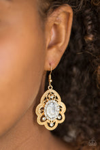 Load image into Gallery viewer, Paparazzi Accessories ✽ Reign Supreme - Gold Earrings✽Flat Rate Ship $4.50✽
