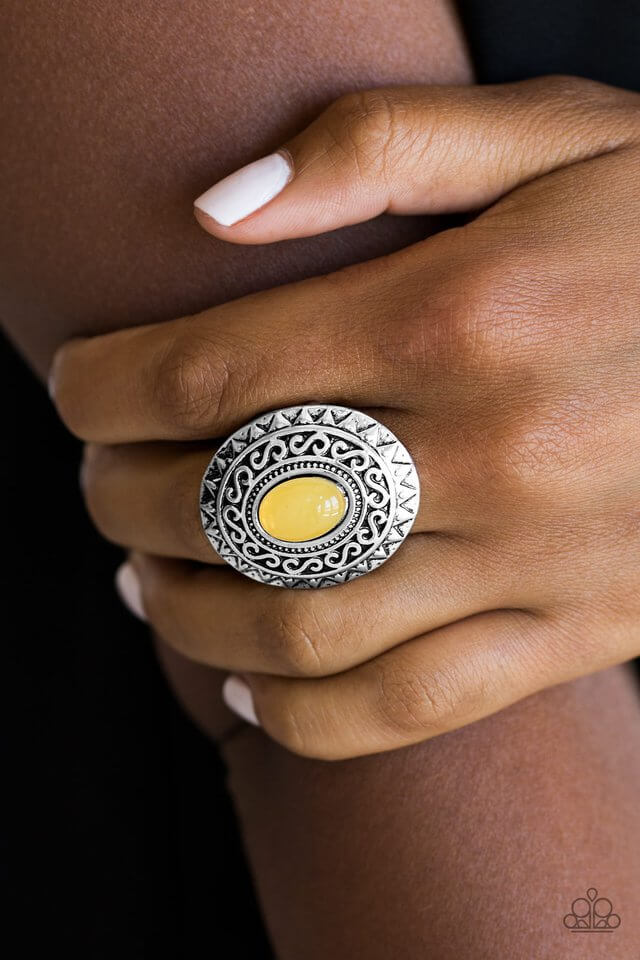 Paparazzi Accessories ❋Hello, Sunshine - Yellow Ring❋ Flat Rate Ship $4.50❋ - Image #2