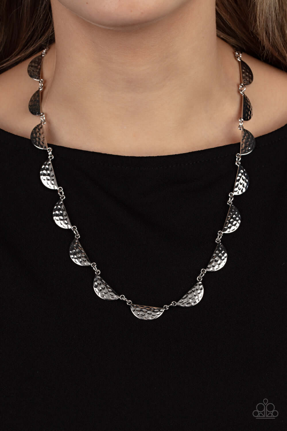 Paparazzi Accessories ❋Lunar Jungle - Silver Necklace❋ Flat Rate Ship $4.50❋ - Image #2