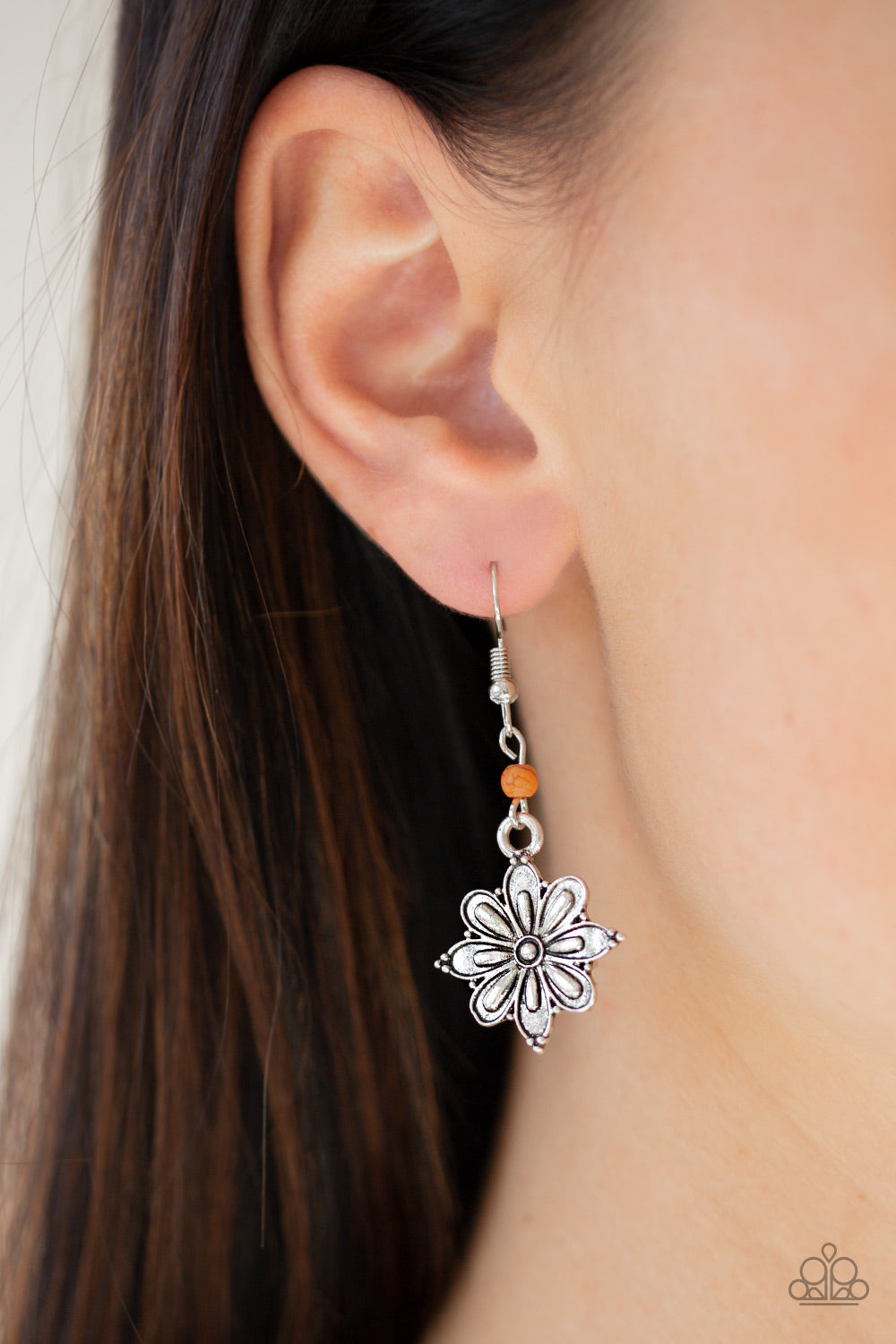 Paparazzi Accessories ✽ Cactus Blossom - Orange Earrings✽Flat Rate Ship $4.50✽