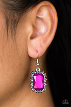 Load image into Gallery viewer, Paparazzi Accessories ✽ Downtown Dapper - Pink Earrings✽Flat Rate Ship $4.50✽
