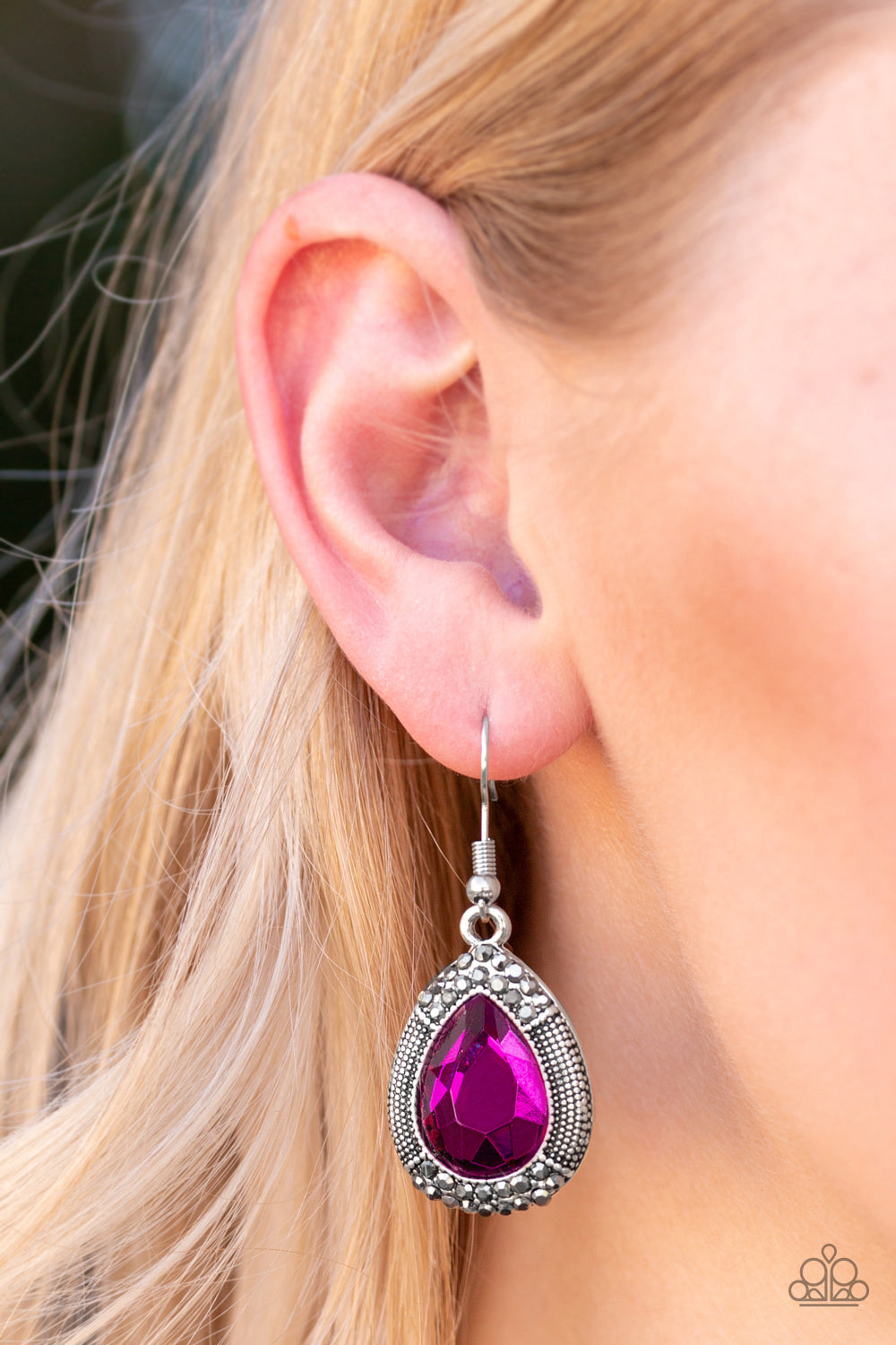 Paparazzi Accessories ✽ Grandmaster Shimmer - Pink Earrings✽Flat Rate Ship $4.50✽