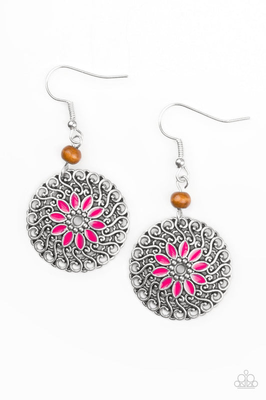 brought✽to✽you✽by✽blingflingbykat✽honolulu-harmony-pink-earrings✽paparazzi-accessories