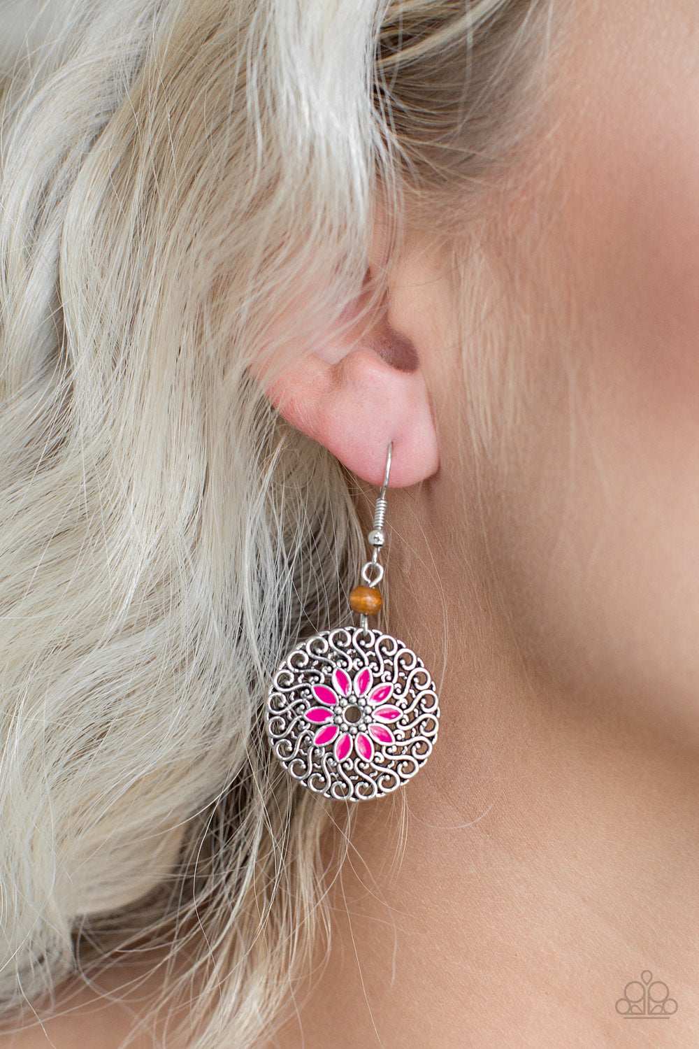 Paparazzi Accessories ✽ Honolulu Harmony - Pink Earrings✽Flat Rate Ship $4.50✽