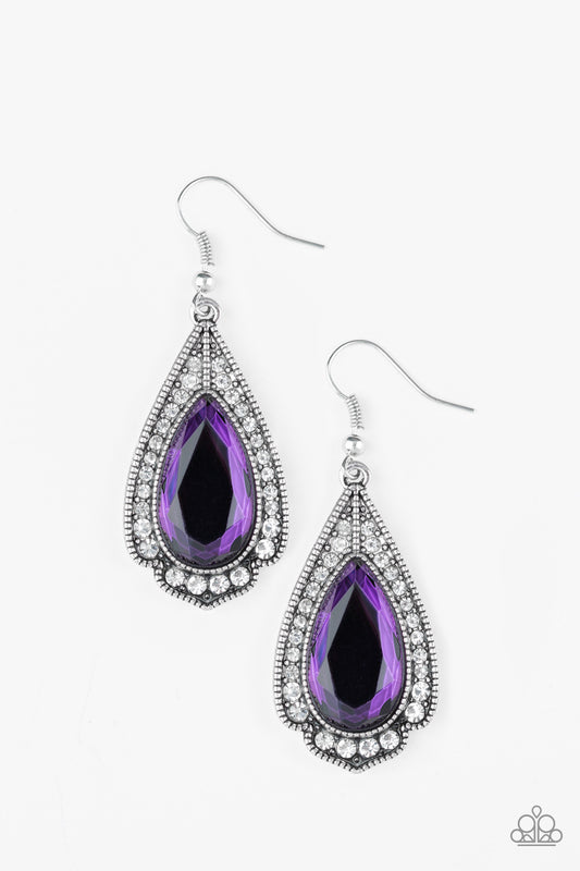 brought✽to✽you✽by✽blingflingbykat✽superstar-stardom-purple-earrings✽paparazzi-accessories