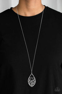 Paparazzi Accessories ✽ Eden Enchantment - Silver Necklace✽Flat Rate Ship $4.50✽ - Image #2