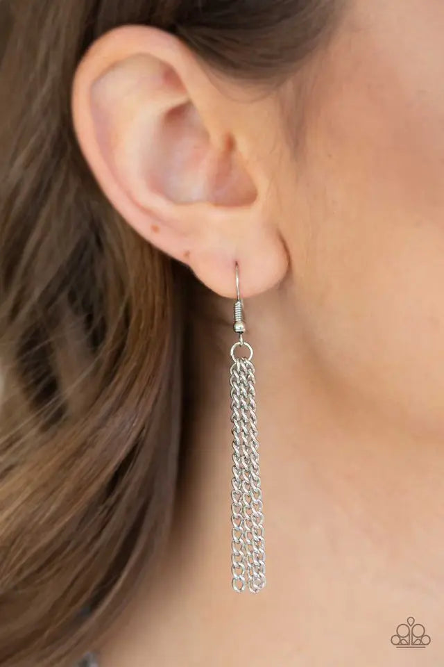 Paparazzi Accessories ✽It Will Be Over MOON - Silver Necklace✽Flat Rate Ship $4.50✽ - Image #3