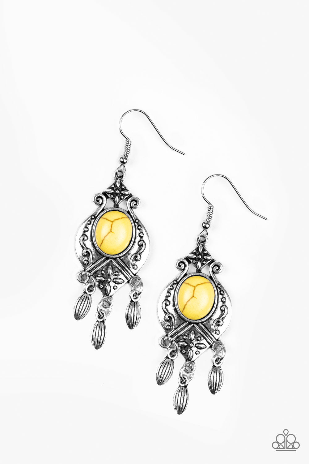 brought✽to✽you✽by✽blingflingbykat✽enchantingly-environmentalist-yellow-earrings✽paparazzi-accessories