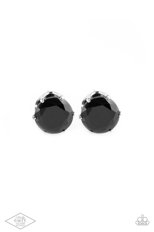 brought-to-you-by-blingflingbykat-come-out-on-top-black-post earrings-paparazzi-accessories-