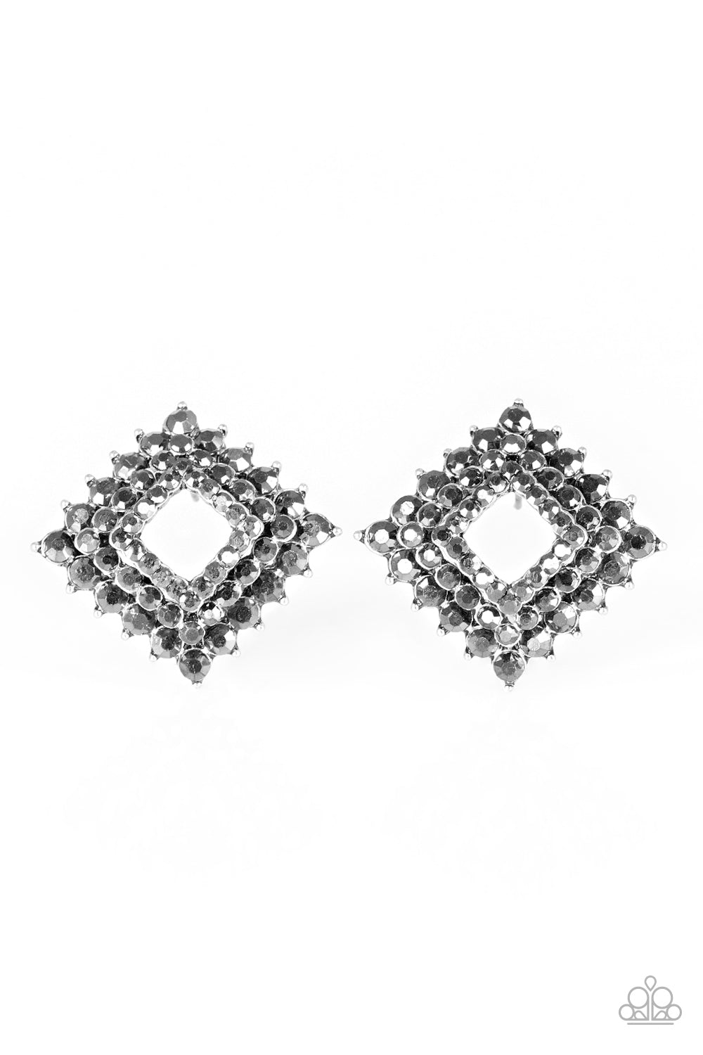 brought✽to✽you✽by✽blingflingbykat✽kensington-keepsake-silver-post earrings✽paparazzi-accessories